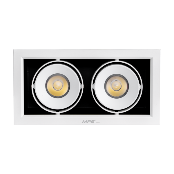 LED Downlight âm trần Chiếu điểm 2 đèn 20W ánh sáng trung tính DLS-220N DLS-220N MPE