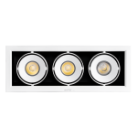 LED Downlight âm trần Chiếu điểm 3 đèn 20W ánh sáng trung tính DLS-320N DLS-320N MPE