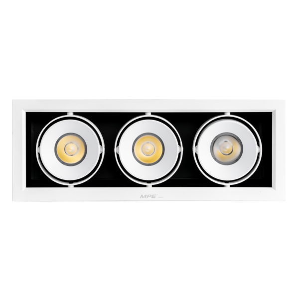 LED Downlight âm trần Chiếu điểm 3 đèn 20W ánh sáng trắng DLS-320T DLS-320T MPE