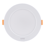 LED Downlight âm trần nhôm, viền trắng 12W ánh sáng trắng DLT-12T DLT-12T MPE