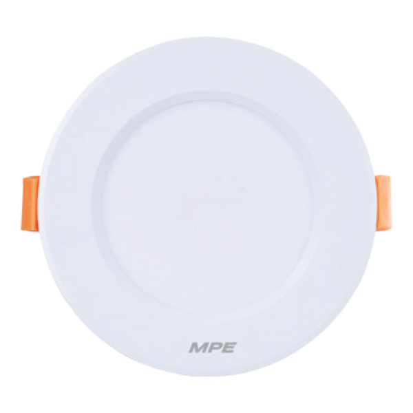 LED Downlight âm trần nhôm, viền trắng 9W ánh sáng vàng DLT-9V DLT-9V MPE