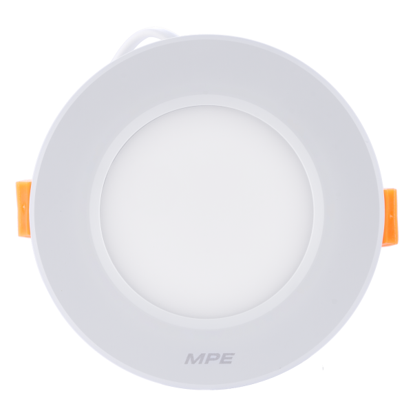 LED Downlight âm trần nhôm viền trắng 5W ánh sáng vàng DLT2-5V DLT2-5V MPE
