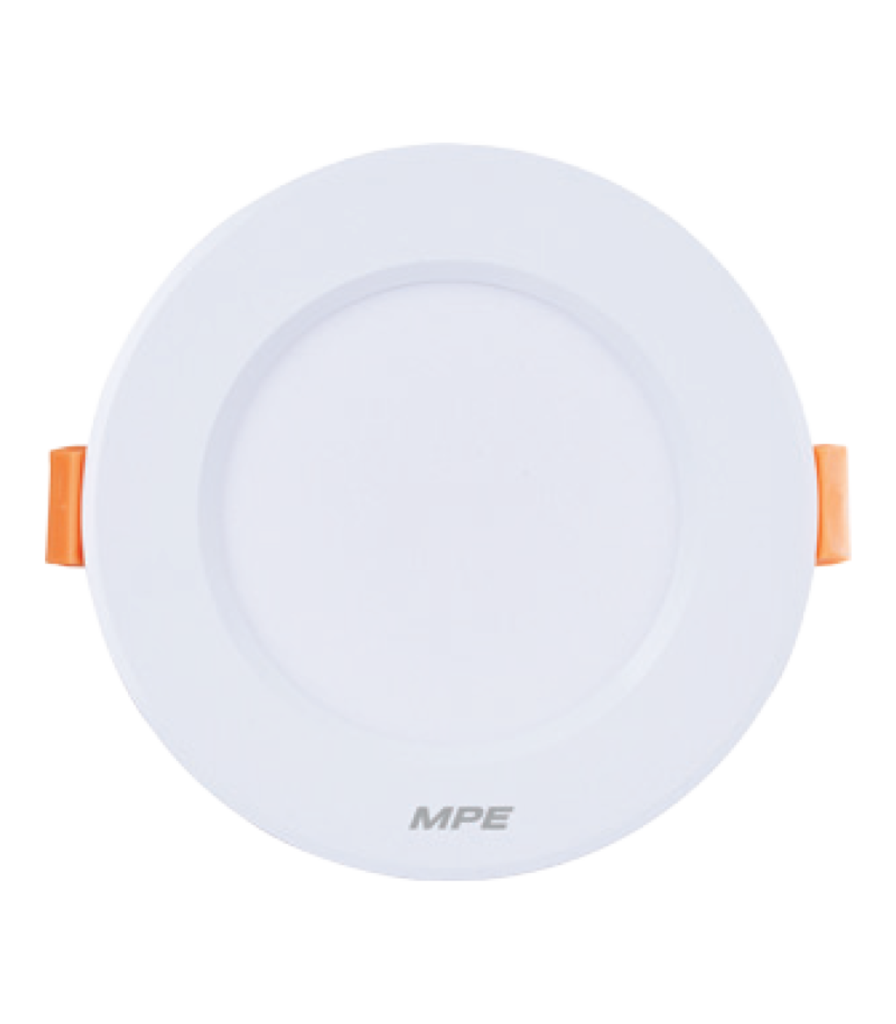 LED Downlight âm trần nhôm, viền trắng 9W, phi lớn, ánh sáng trung tính DLTL-9N DLTL-9N MPE