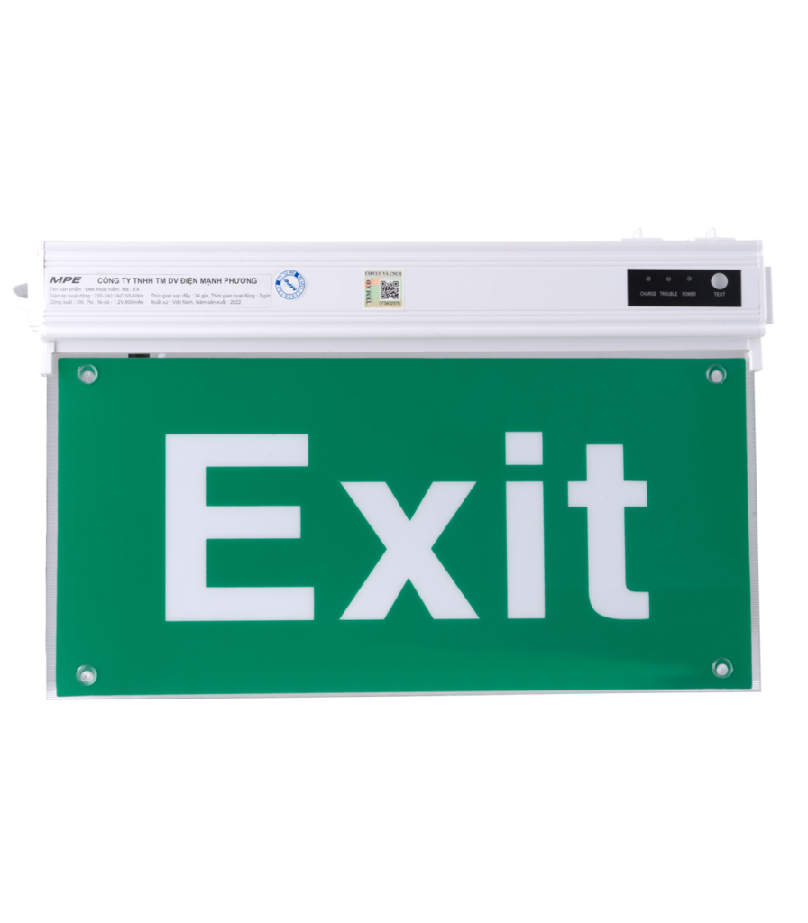 LED Exit đèn báo 1 mặt 3W - EX EX MPE