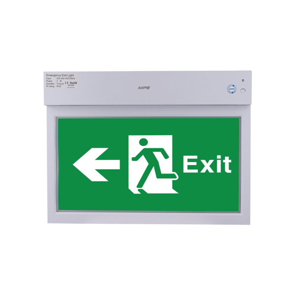 LED Exit đa năng đèn báo 1 mặt trái 3W - EXL/M EXL/M MPE