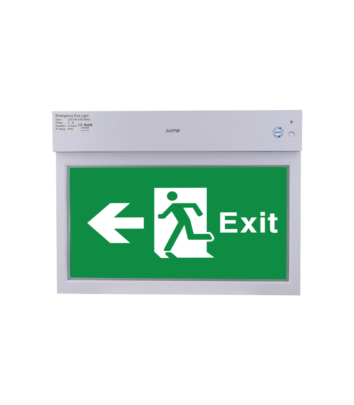 EXL-M-0-78 LED Exit đa năng đèn báo 1 mặt trái 3W - EXL/M EXL/M MPE