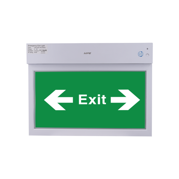 LED Exit đa năng đèn báo 1 mặt trái và phải 3W - EXLR/M EXLR/M MPE
