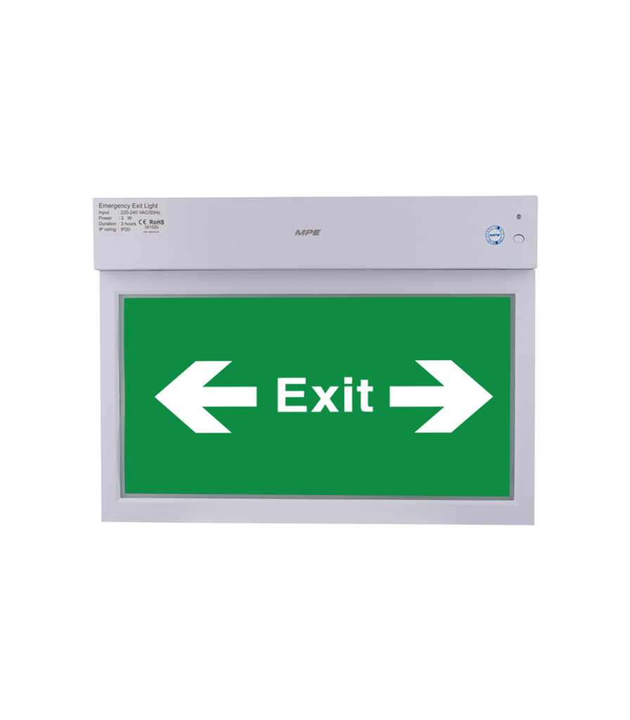LED Exit đa năng đèn báo 1 mặt trái và phải 3W - EXLR/M EXLR/M MPE