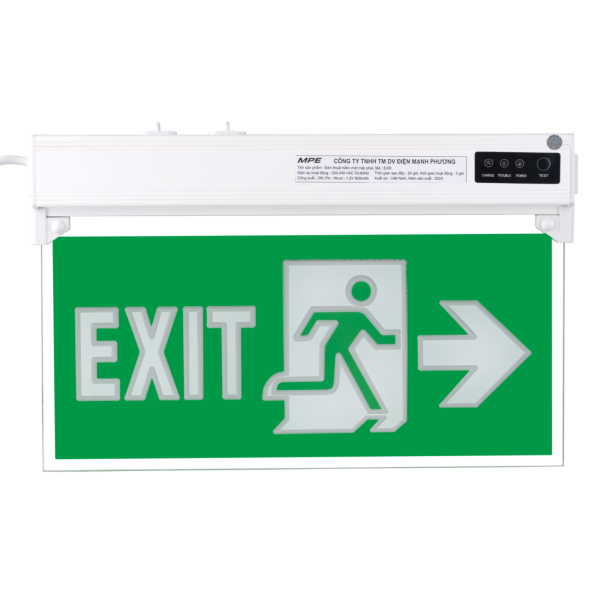 LED Exit đèn báo 1 mặt phải 3W - EXR EXR MPE