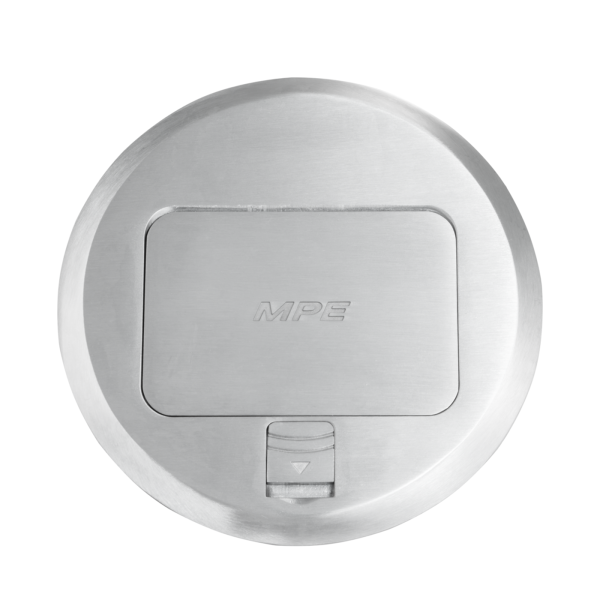 Ổ cắm âm sàn kiểu tròn, màu xám (không bao gồm đế FCA-60 MPE