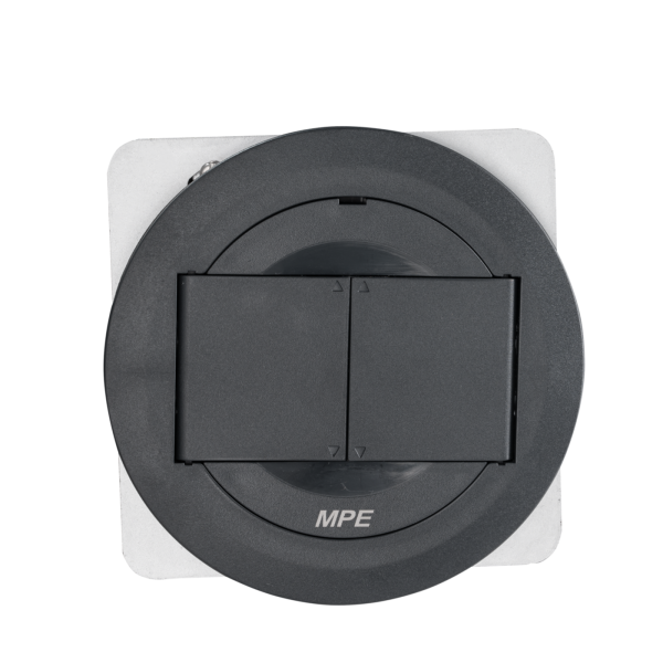 Ổ cắm âm bàn kiểu tròn, 3 lỗ, bằng nhựa (bao gồm đế FGP MPE