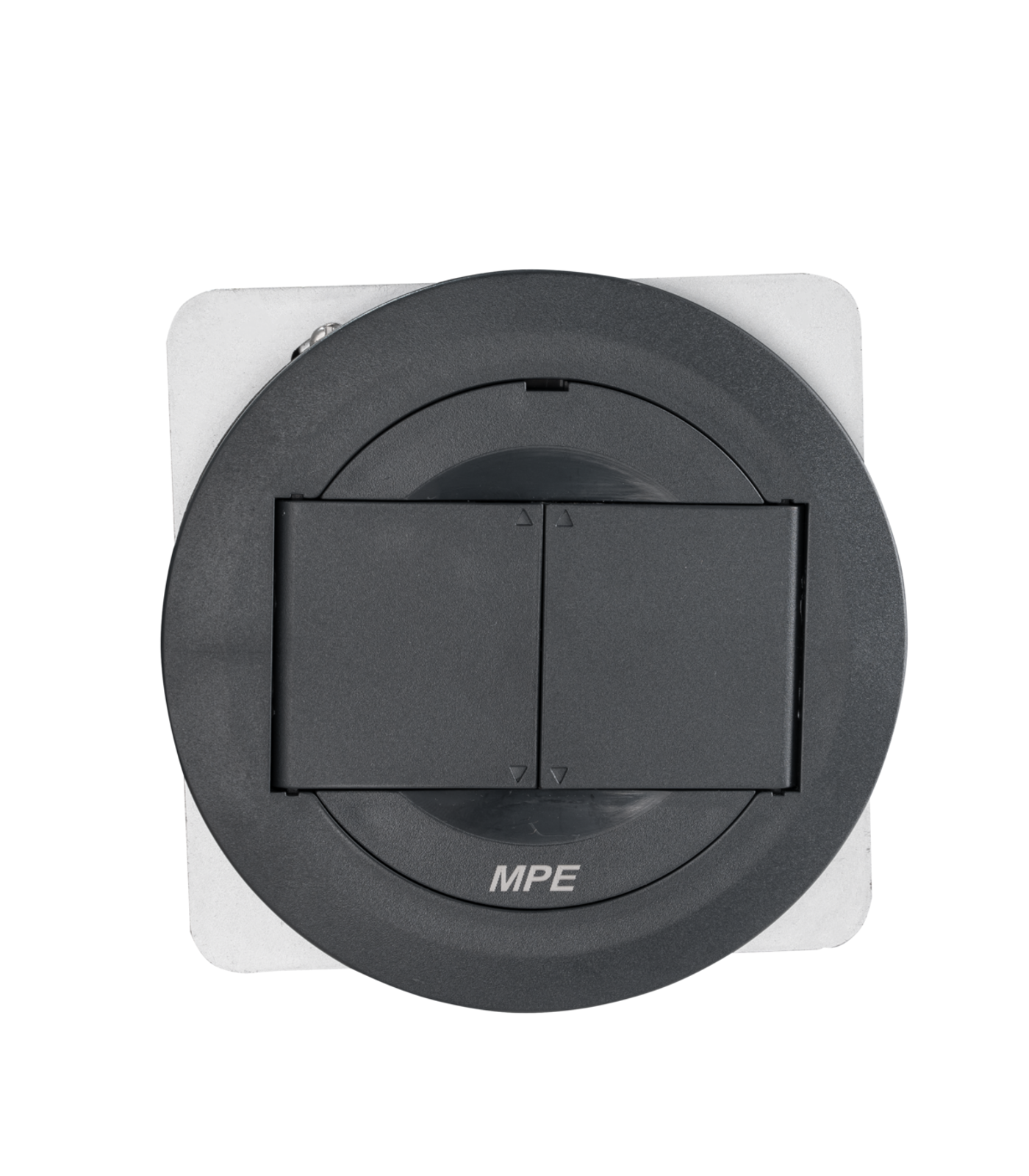 FGP-0-78 Ổ cắm âm bàn kiểu tròn, 3 lỗ, bằng nhựa (bao gồm đế FGP MPE