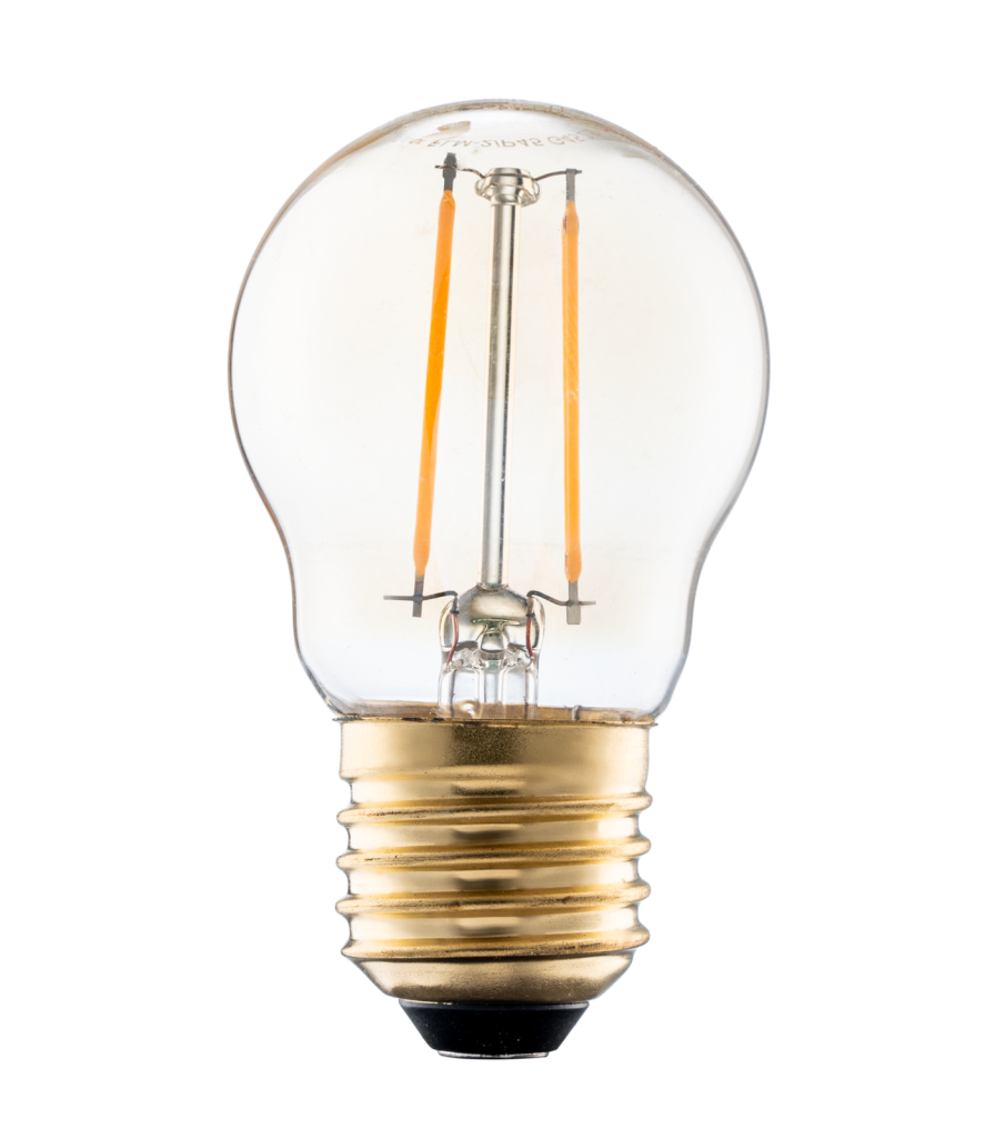 LED Bulb Filament 2.5W ánh sáng vàng FLM-2/P45 FLM-2/P45 MPE