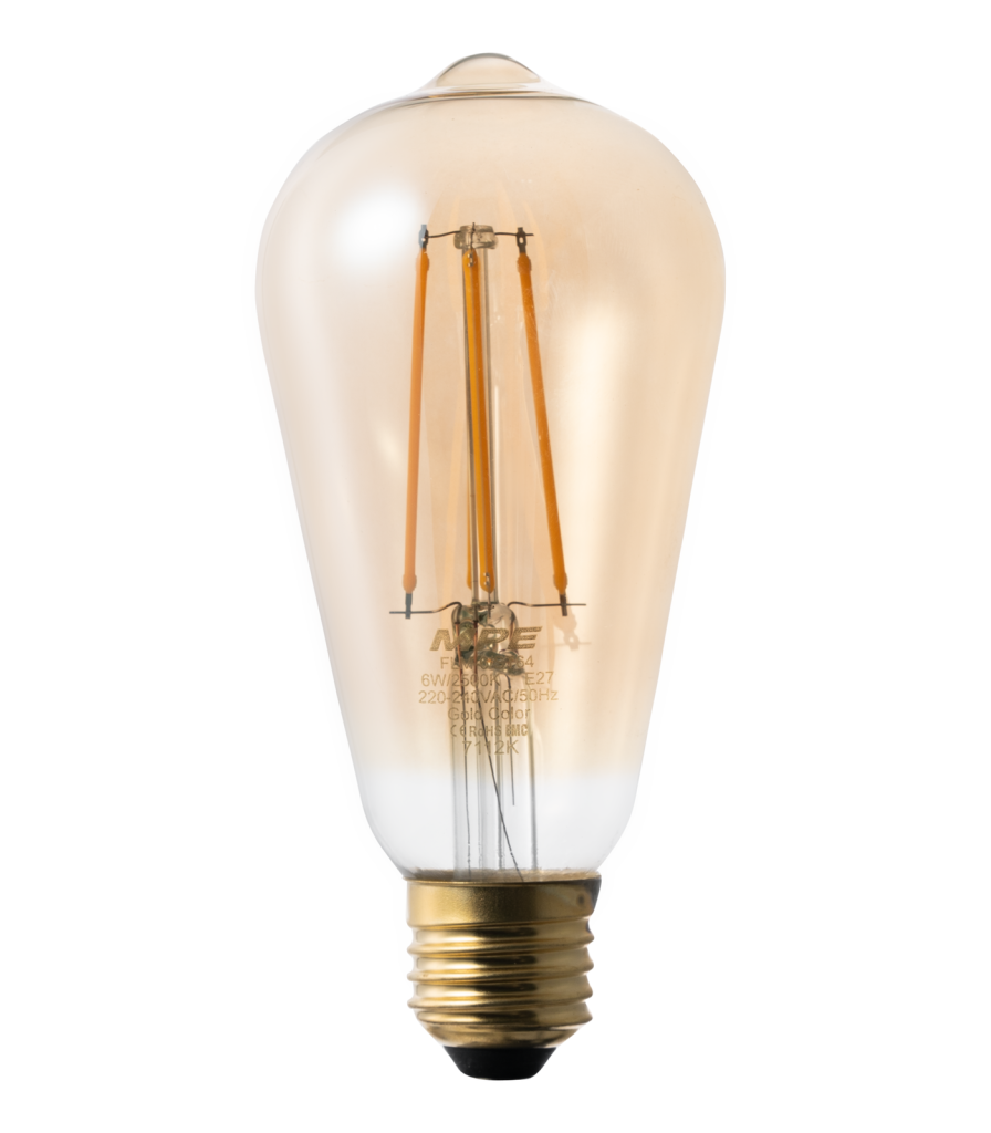 LED Bulb Filament 6W ánh sáng vàng FLM-6/ST64 FLM-6/ST64 MPE