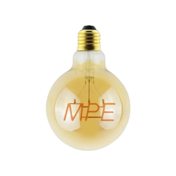 LED Bulb Filament MPE, thân đèn hình tròn 5W ánh sáng vàng FLM-MPE FLM-MPE MPE
