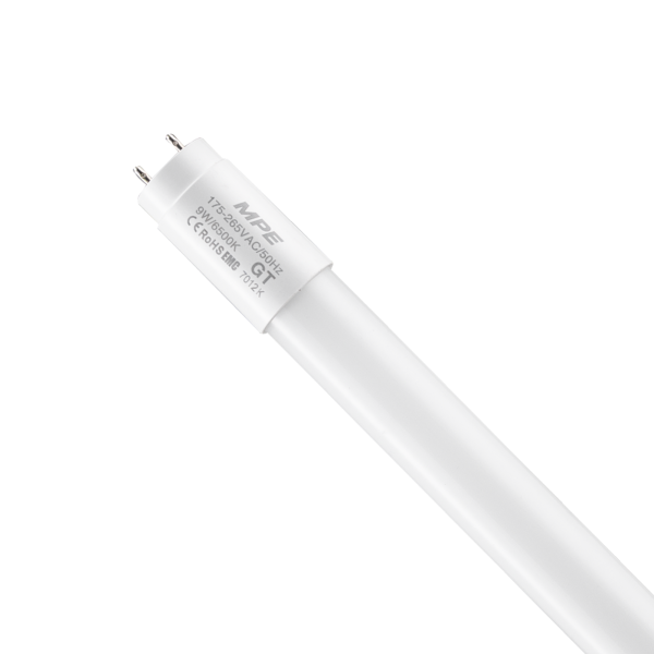 LED tube thuỷ tinh 0.6m 9W ánh sáng trắng GT-60T GT-60T MPE