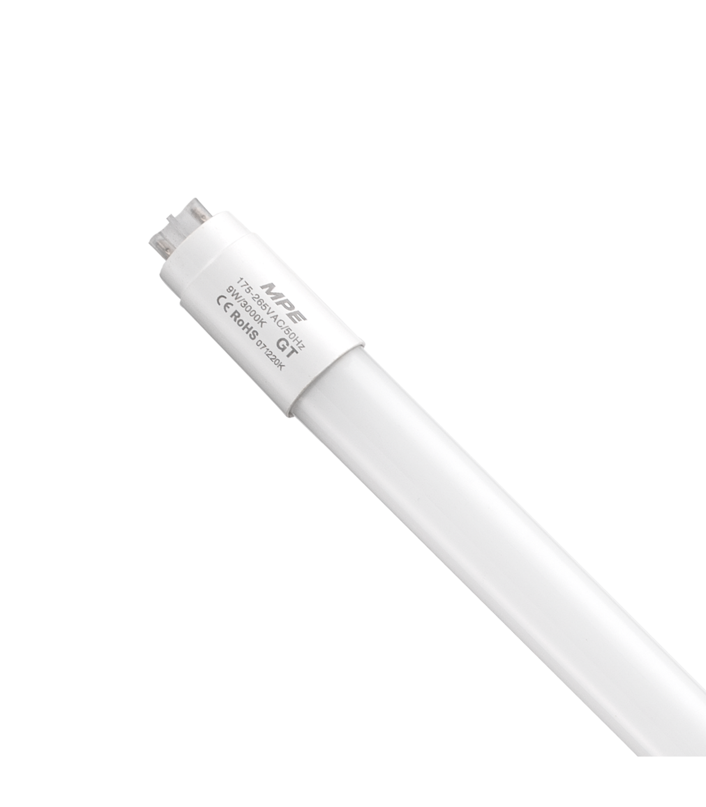 GT-60V-0-78 LED tube thuỷ tinh 0.6m 9W ánh sáng vàng GT-60V GT-60V MPE