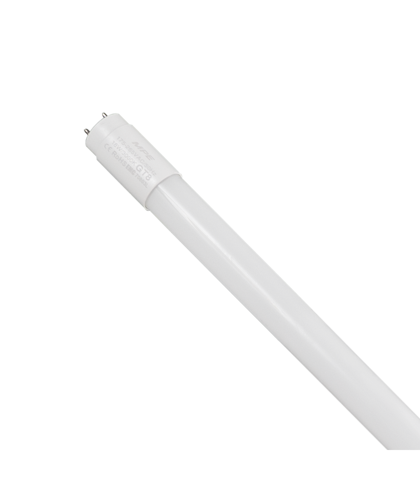 GT8-120V-0-78 LED tube thuỷ tinh 1.2m 18W ánh sáng vàng GT8-120V GT8-120V MPE