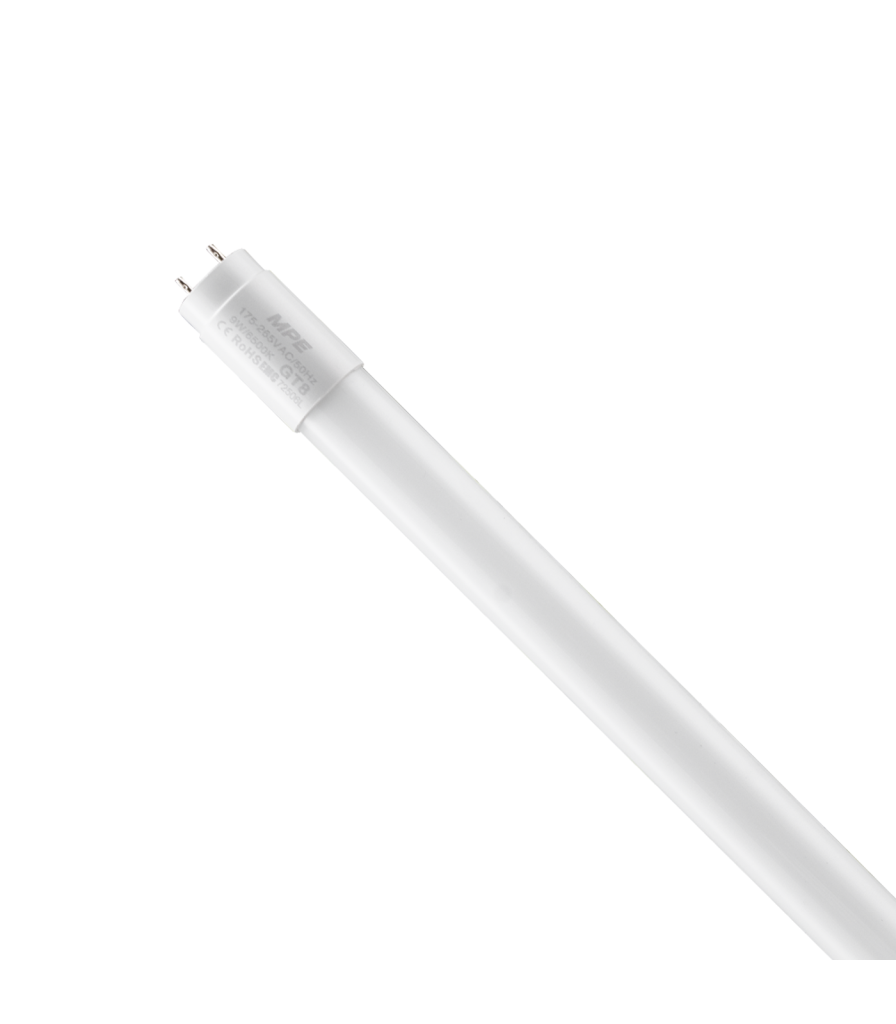 LED tube thuỷ tinh 0.6m 9W ánh sáng trắng GT8-60T GT8-60T MPE