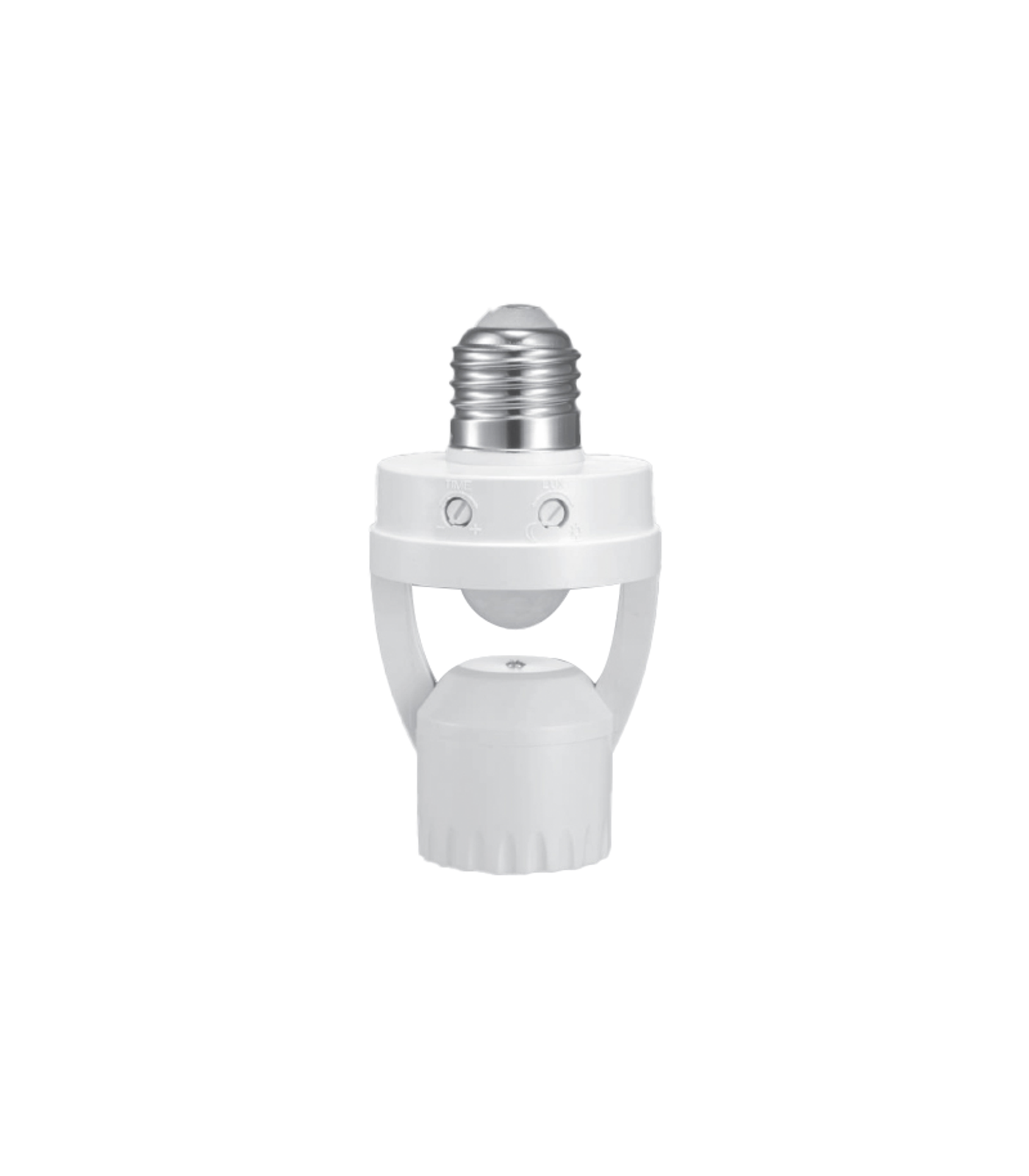 IRHD1-0-78 Đui đèn cảm biến chuyển động hồng ngoại E27 quét góc 120 độ IP20 mã IRHD1 IRHD1 MPE