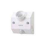 Đui đèn cảm biến chuyển động hồng ngoại E27 quét góc 120 độ IP20 mã IRHD2 IRHD2 MPE