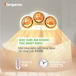Đèn sưởi nhà tắm Kangaroo KG3BH03 KG3BH03
