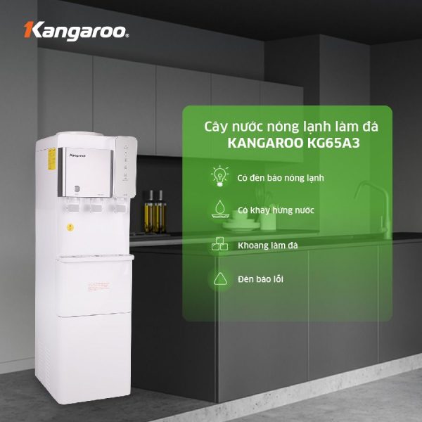 Cây nước nóng lạnh làm đá viên Kangaroo KG65A3 KG65A3