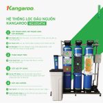 Hệ thống lọc đầu nguồn 3 cột 4 cấp lọc van tự động KG1054T4 KGBL8001