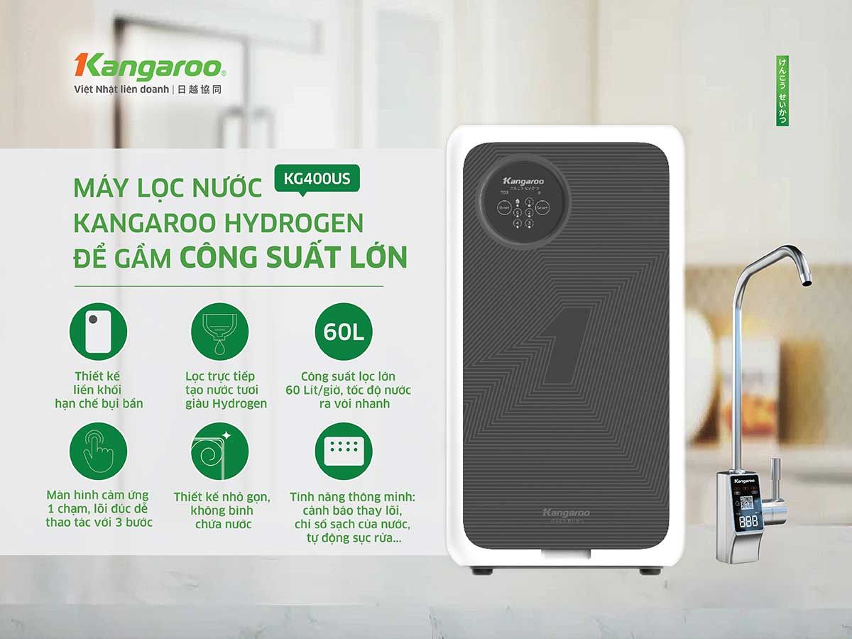 KGH03037100-0 Máy lọc nước Kangaroo Hydrogen KG400US KG400US