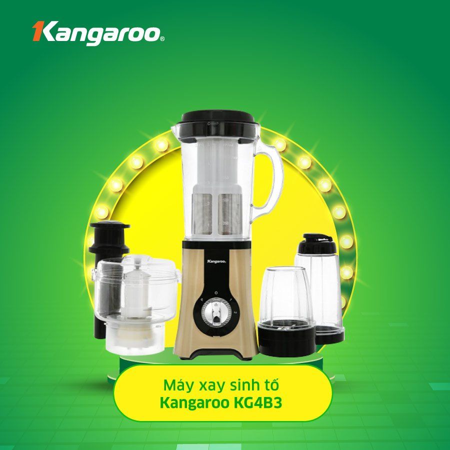 KGH24002800-0 Máy xay 4 cối đa năng Kangaroo KG4B3 KG4B3