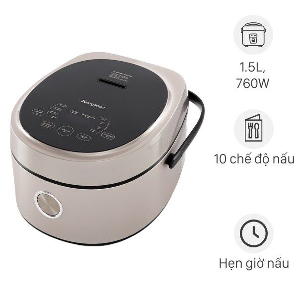 KGK15011600-0 Nồi cơm điện tử 1.5L Kangaroo KG15DR10 KG15DR10