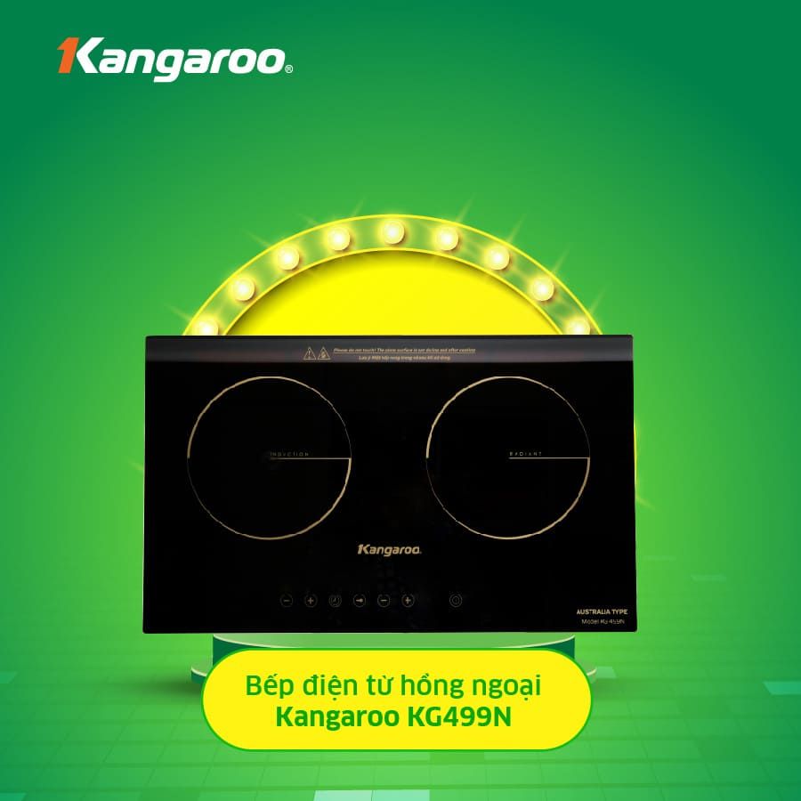 KGK23003700-0 Bếp điện từ hồng ngoại đôi Kangaroo KG499N KG499N
