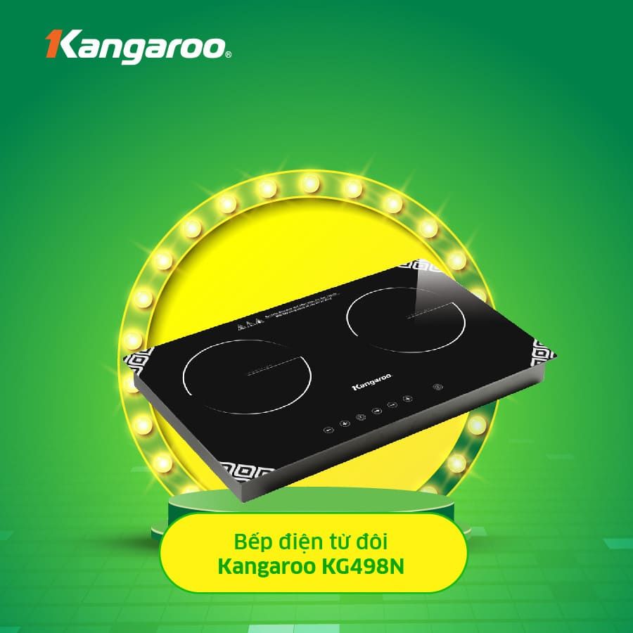KGK26004700-0 Bếp điện từ đôi lắp âm Kangaroo KG498N KG498N