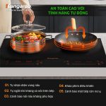 Bếp điện từ đôi Kangaroo KG858i KG858I