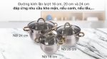 Bộ nồi inox 5 đáy Kangaroo KG866 KG866