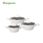 Bộ nồi nhôm size 18-20-24 Kangaroo KG995 KG995