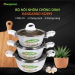 Bộ nồi nhôm size 18-20-24 Kangaroo KG995 KG995