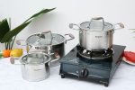 Bộ nồi inox 5 đáy Kangaroo KG3CS2 KG3CS2