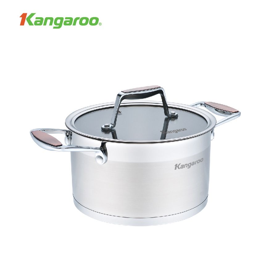Nồi inox cao cấp Kangaroo KG3CS218 (18cm) KG3CS218