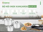 Bộ nồi inox cao cấp 5 lớp Kangaroo KG2IP3S1 KG2IP3S1