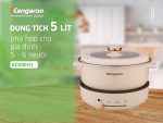 Nồi lẩu điện đa năng Kangaroo KG50EH1 | 5 Lít KG50EH
