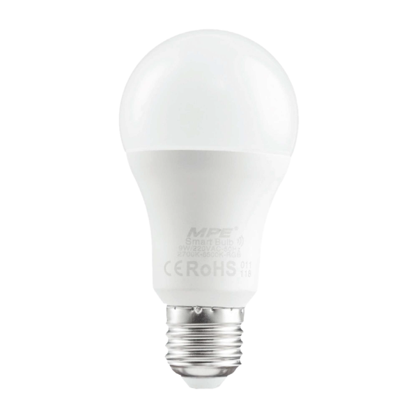 LED Bulb thông minh 9W RGB điều khiển Bluetooth, đui E27 mã LB-9/SM LB-9/SM MPE