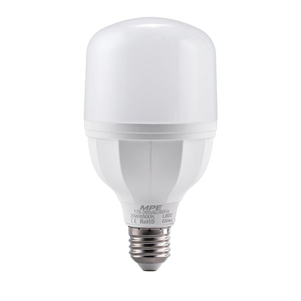 LED Bulb thân nhựa 20W ánh sáng trắng LBD2-20T LBD2-20T MPE