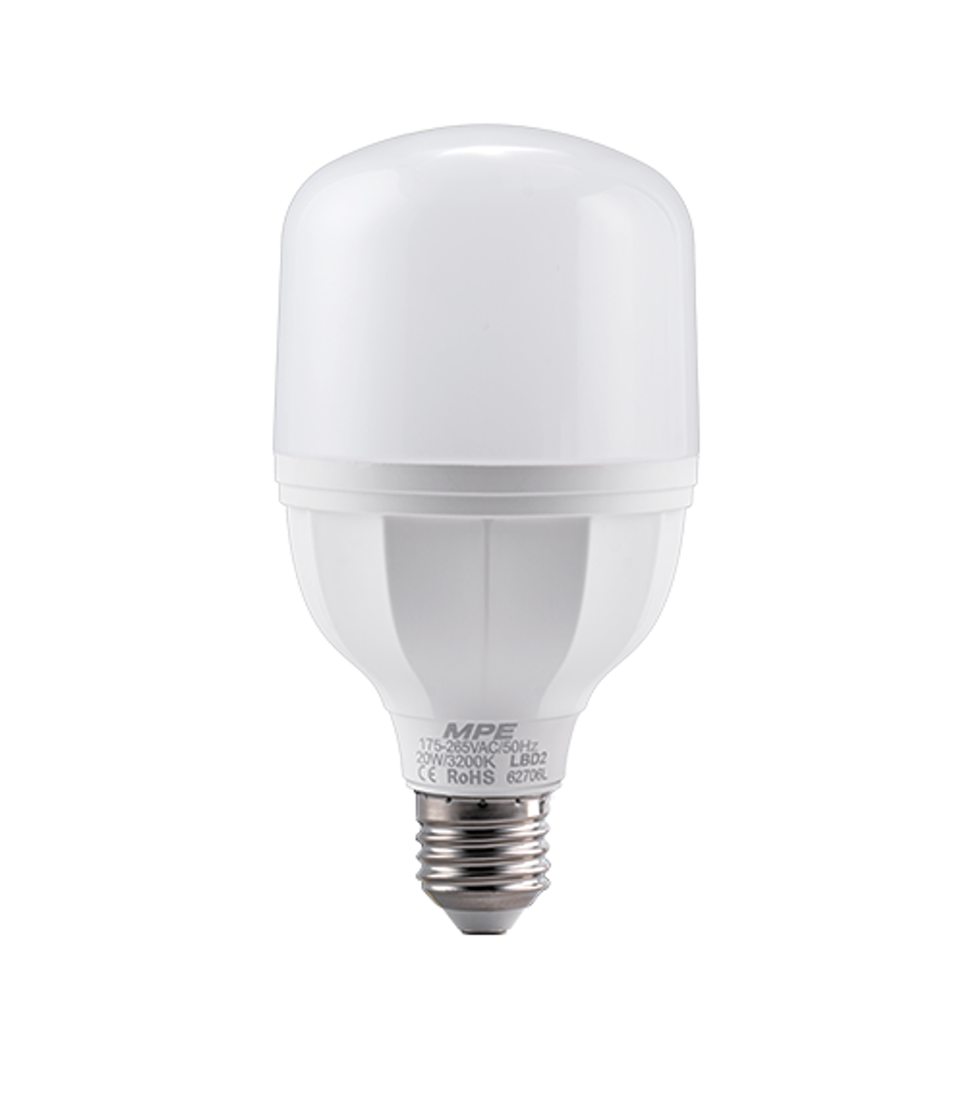 LBD2-20V-0-78 LED Bulb thân nhựa 20W ánh sáng vàng LBD2-20V LBD2-20V MPE