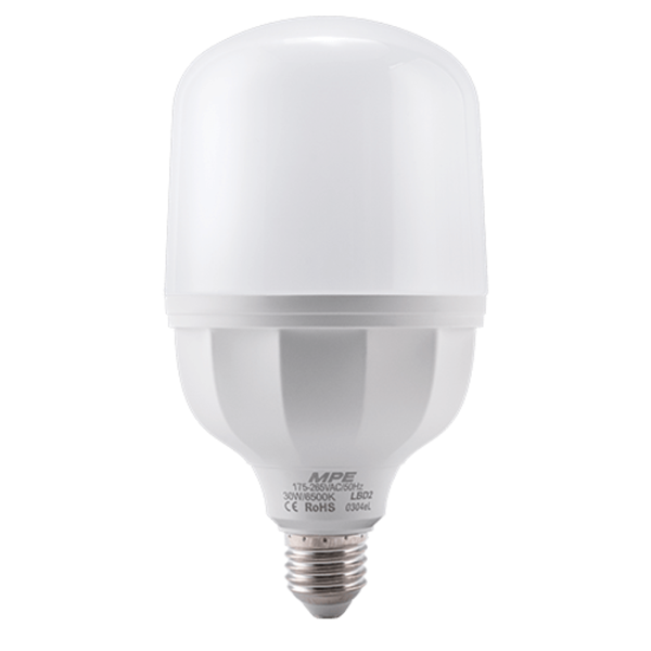 LED Bulb thân nhựa 30W ánh sáng trắng LBD2-30T LBD2-30T MPE