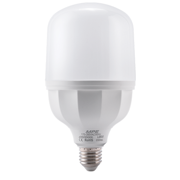 LED Bulb thân nhựa 40W ánh sáng trắng LBD2-40T LBD2-40T MPE
