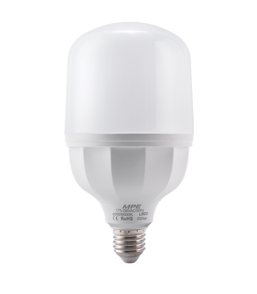 LED Bulb thân nhựa 40W ánh sáng trắng LBD2-40T LBD2-40T MPE