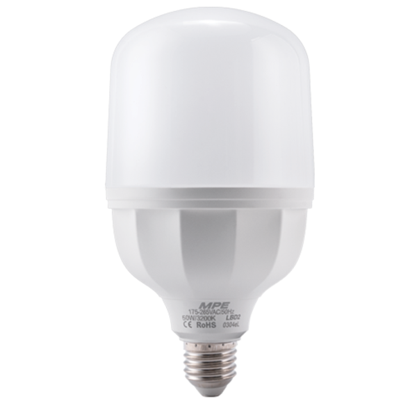 LED Bulb thân nhựa 50W ánh sáng vàng LBD2-50V LBD2-50V MPE