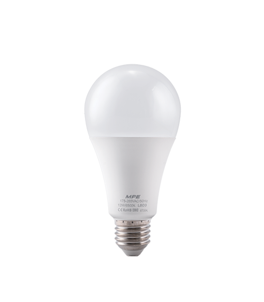 LED Bulb chống ẩm 12W ánh sáng trắng LBD3-12T LBD3-12T MPE