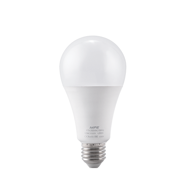 LED Bulb chống ẩm 12W ánh sáng vàng LBD3-12V LBD3-12V MPE